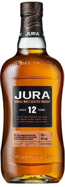 Rượu Jura 12 Years Single Malt Scotch Whisky - 40%v/v- 70cl
