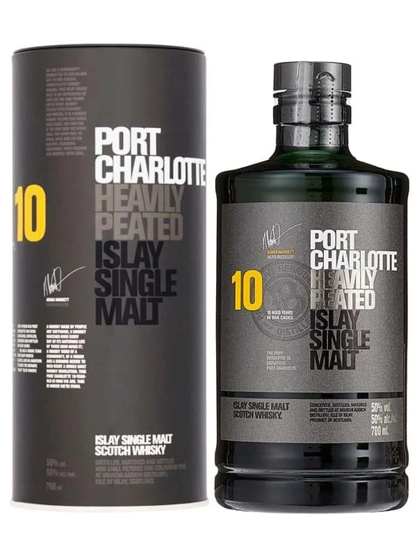 Port Charlotte 10 year old Islay Single Malt- 50%v/v- 70cl