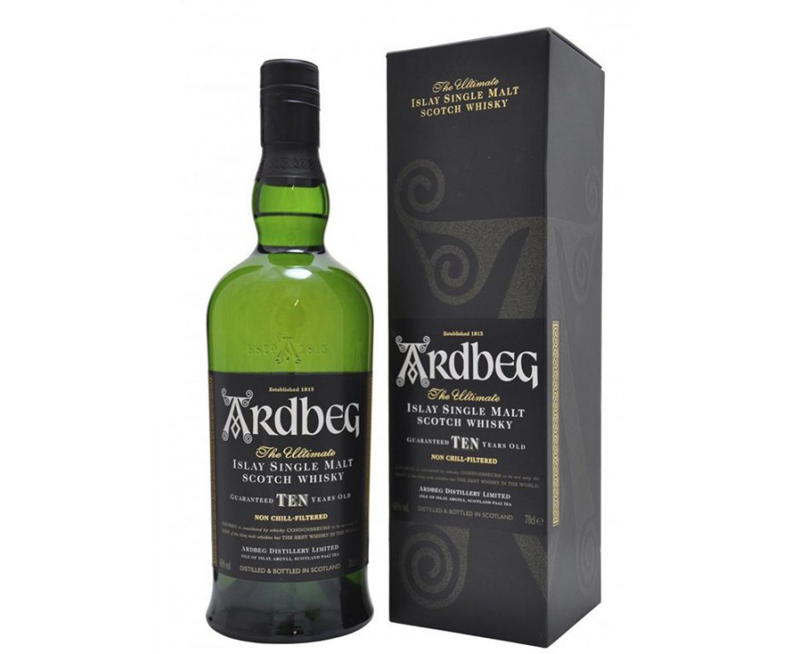 Rượu Ardbeg 10 years Single Malt whisky 46%v/v- 70cl