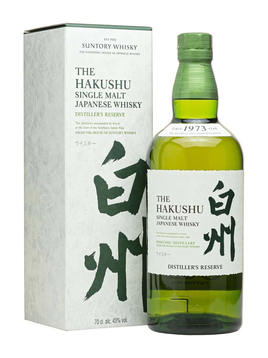 The hakushu single malt Japanese whisky -43%v/v- 70cl