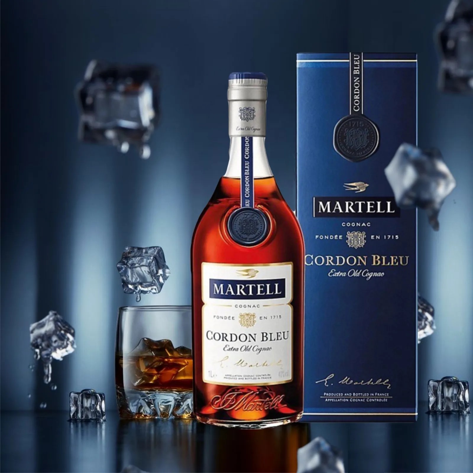 MARTELL CORDON BLEU COGNAC- 40%v/v-70cl