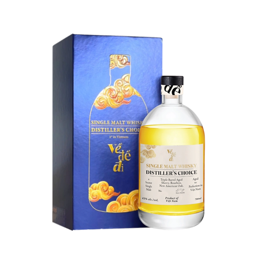Rượu Whisky Việt Nam Ve De Di Single Malt Whisky Distiller's Choice