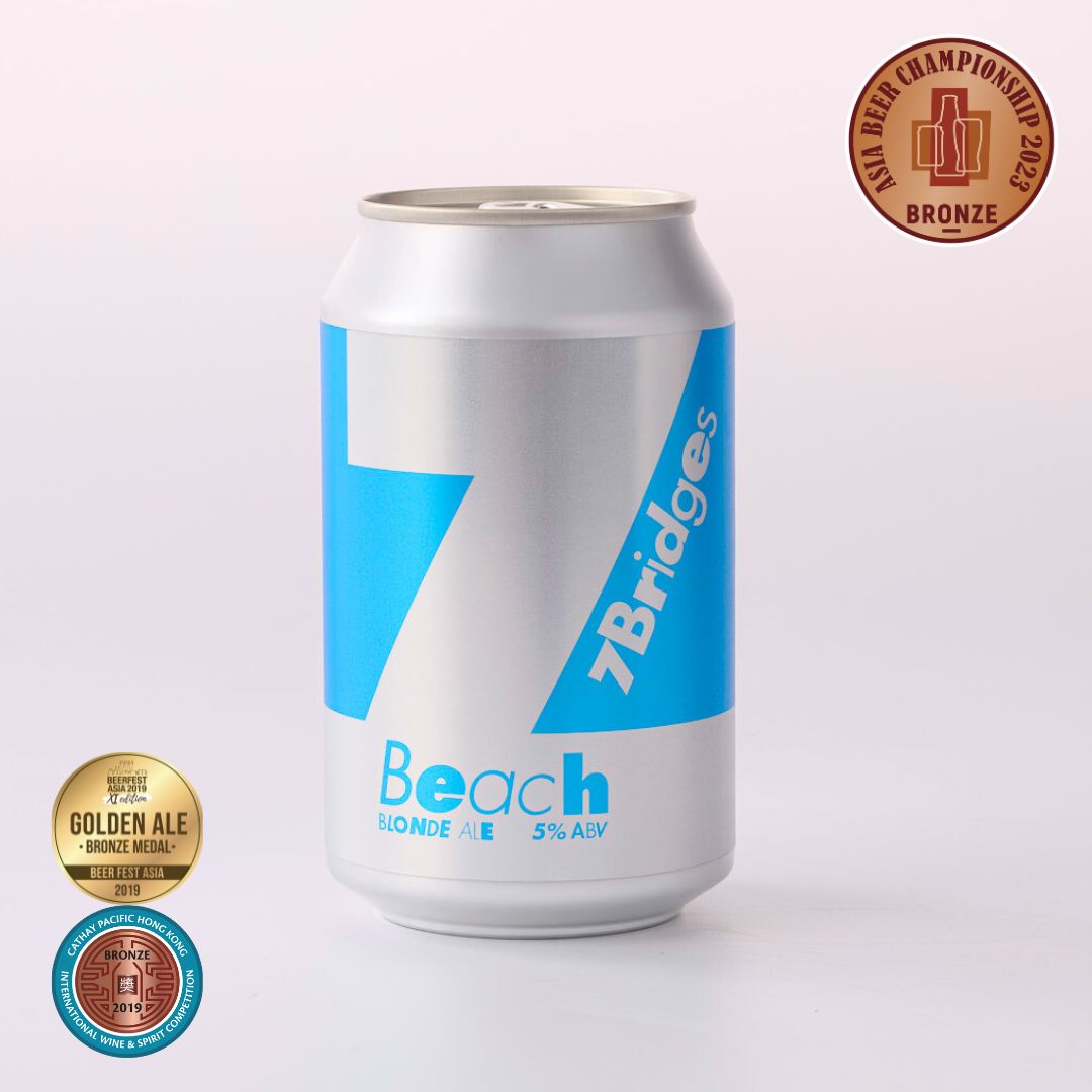Bia thủ công 7 Bridges Beach Blonde Ale Beer 330ml 